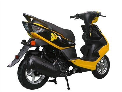 Sæt Moped Scooter með teiknimyndahönnun